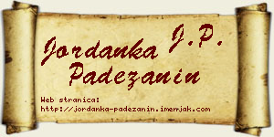 Jordanka Padežanin vizit kartica